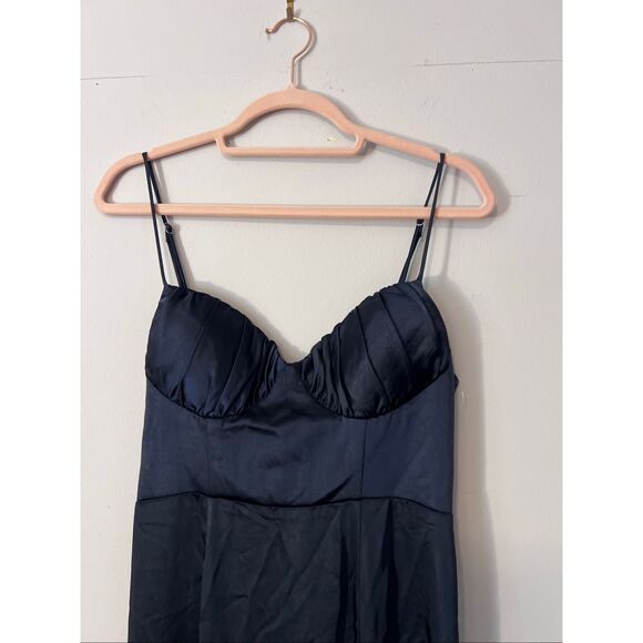 NWT Selfie Leslie Ink Blue Navy Blue Dress - Picture 3 of 7